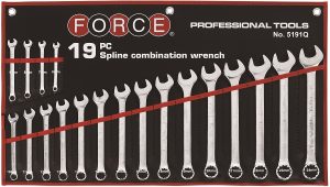 Juego llaves Corrofijas 19pz FORCE  -  5191Q