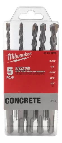 Juego de Brocas SDS Plus 5ud MILWAUKEE - 48-20-6290