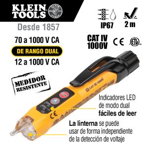 Probador de corriente sin contacto KLEIN TOOLS - NCVT-3P
