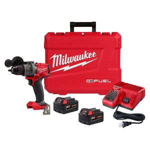 Kit de Taladro Fuel M18 con 2 baterias y cargador MILWAUKEE  -  2904-22