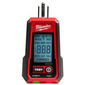 Tester digital para tomacorrientes Milwaukee - 2224-20