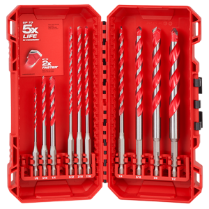 Juego de Brocas para Cemento 10pz MILWAUKEE - 48-20-9058