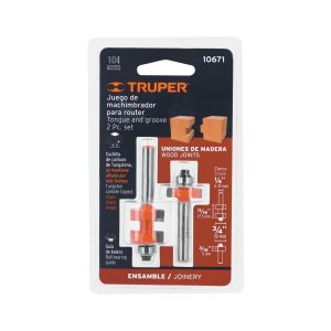 Fresa para router Machimbrado Truper  -  10671