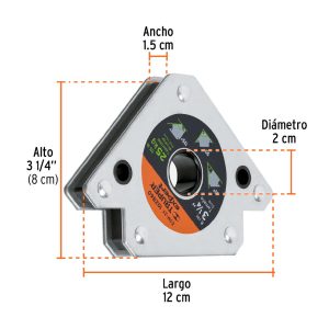 Escuadra magnetica de 3 pulgadas 25kg Truper  -  102860