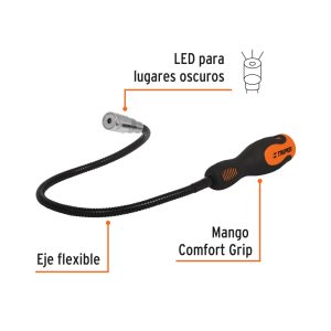 Extension Imantada con luz led Truper  -  15326