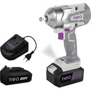 Kit de Llave de Impacto 850N/M 1/2 20v con 2 baterias y estuche Neo  -  LI1085