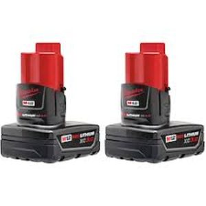 Kit de 2 Baterias M12 de 3ah Milwaukee  -  48-11-2412