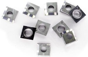 Insertos de carburo para helicoidal de 14X14X2-30 10 piezas con tornillos