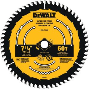 Disco de Sierra 7 1/4 60 dientes DEWALT  -  DWA171460
