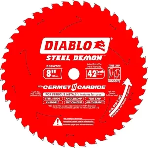 Disco de 8 Corte metal 42T DIABLO  -  D0842CF