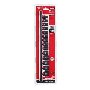 Juego de cubos de impacto 14pz Milwaukee 3/8 MILWAUKEE  -  49-66-7007