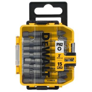 Puntas PH2 2 15 unidades DEWALT  -  DWA2PH2UMF15